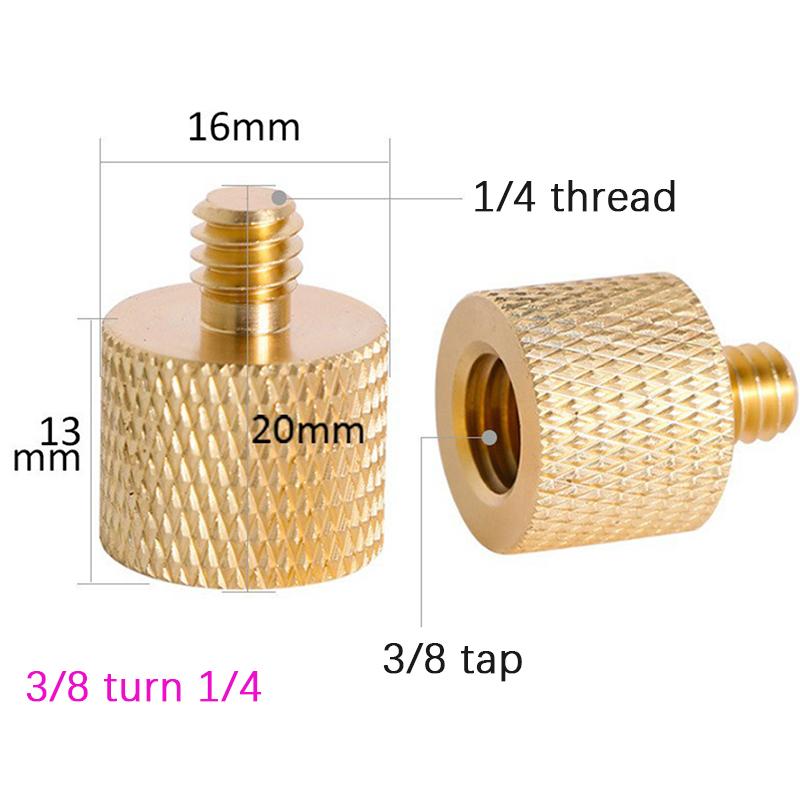 Camera Accessories Camera Conversion Screw 5/8 To 3/8 To 1/4 Inch Adapter Mount