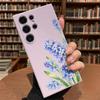 Blue Hyacinth Watercolor Slim Fit Phone Case Anti Scratch Drop Protection For Samsung Galaxy S26 S25 S24 Ultra FE A Series