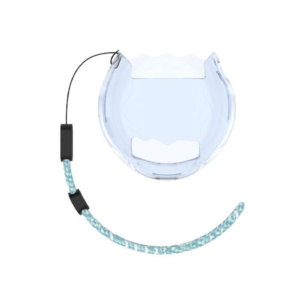 Для Tamagotchi Paradise Прозрачный защитный чехол Пылезащитный Жесткий чехол из ПК со шнурком Защита от царапин Прозрачная крышка Игровая консоль