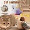 Flying Bird Cat Toys, Upgraded Simulation Chirping Bird Cat Toys, Bird Chirping Cat Toys, Flying Bird Cat Toys