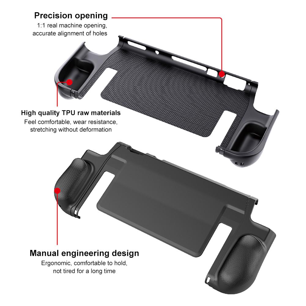TPU+PC Case Protection Hand Shell Anti-Drop Handheld Game Console Case Anti-Slip Full Protective Shell for Switch 2