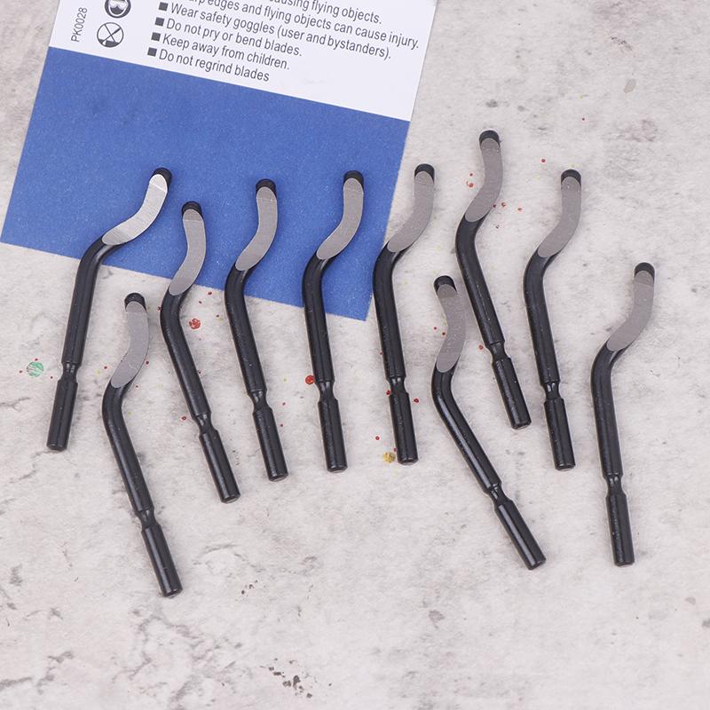 10 шт. Снятие заусенцев с края медной трубы Нож для обрезки Скребок Лезвие BS1010 Скребок для обрезки Инструменты для снятия заусенцев