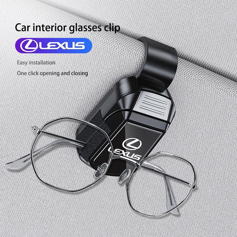 Car Interior Glasses Storage Clip Sun Visor Sunglasses Holder Accessories For Lexus GS IS LS500h ES260 ES300h RX350h NX260 UX260