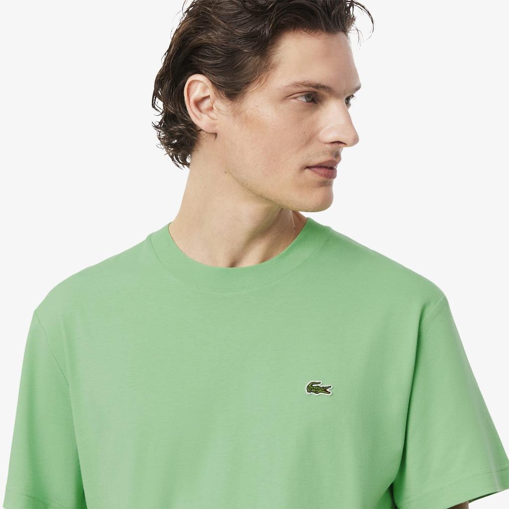 Lacoste Мужская хлопковая футболка с вышитым логотипом