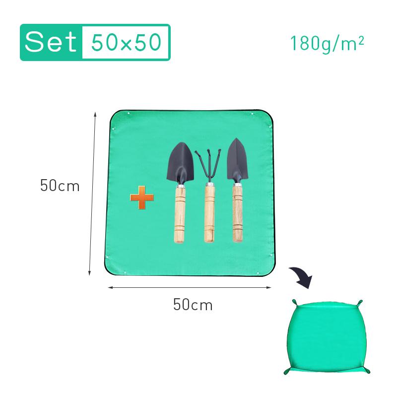 Водонепроницаемый складной коврик для посадки, садовый коврик, подложка для горшков, пересадка, смешивание почвы, обрезка растений, садовый инструмент