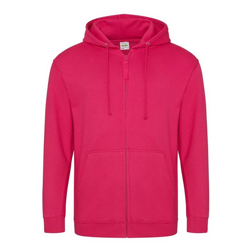Awdis Plain Mens Hooded Full Zip Hoodie / Zoodie