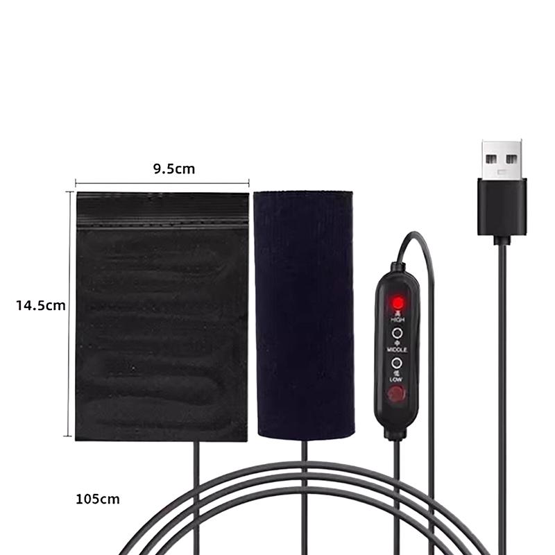 1 пара 5В 2А USB Электрическая Мотоциклетная Нагреваемая Крышка Руля 3-скоростной Подогрев Рукояток Мотоциклетные Аксессуары
