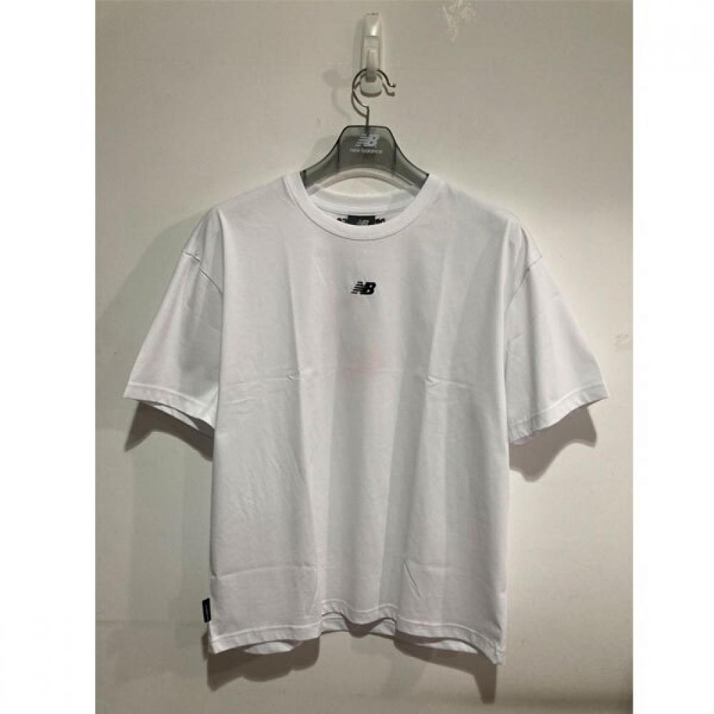 New Balance Футболка с коротким рукавом Uni Essential Center Logo Nbnef21413 белая