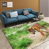 Tiger Carpet For Living Room Decoration 3D Wild Animal Floor Mat In The Hallway Soft Bedroom Rug Bedside Mat Home