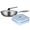Starlight 32cm Multi-layer Stainless Steel Wok