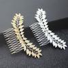Модные украшения для волос Золото Серебро Свадебный гребень Свадебные аксессуары Женский головной убор Металлический лист