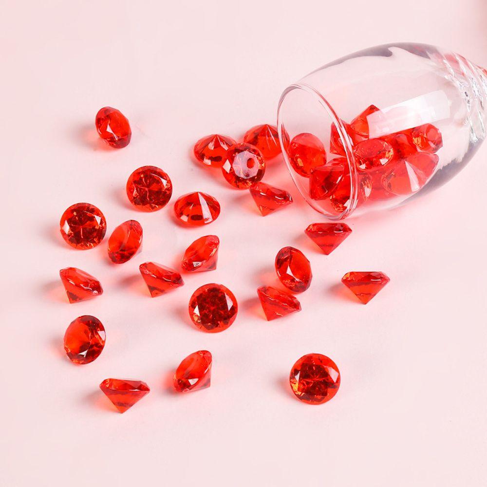 Birthday Decorations Faceted Beads Gems Jewels Acrylic Gems Filler Toys Faux