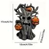 Halloween Pumpkin Tree Monster Ornament - Suitable for home and office decoration, home and outdoor courtyard decoration crafts