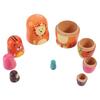 Wooden Matryoshka Doll Toys Handmade Stacking Dolls Home Decor Nesting Dolls  Chidrens Gift