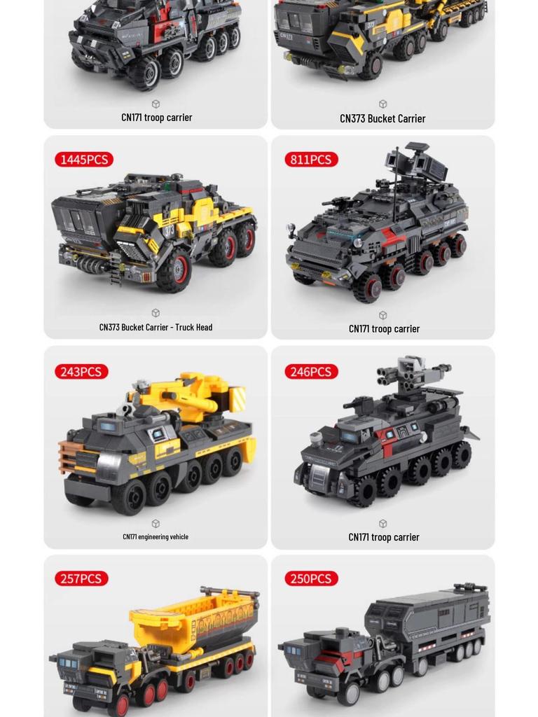 Building Blocks: The Wandering Earth Armored Carrier - Educational Assembly Toy for Ages 8-12, 2026 Birthday Gift