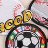 Embroidery Sticker Embroidery Label Football Basketball Sports Series Cloth Label Patch Clothing Accessories Luggage Accessories Cloth Sticker