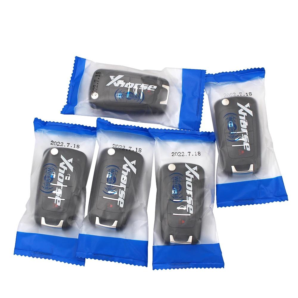 5 pieces Xhorse XNBU01EN XNBU21EN VVDI Wireless Universal Remote Car Key for VVDI2 VVDI Key Tool for Chevrolet Buick Style 5pcs