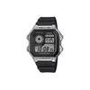 Мужские ЧАСЫ для ПОДРОСТКОВ Черные AE-1200WH-1C AE-1200WH-1C
