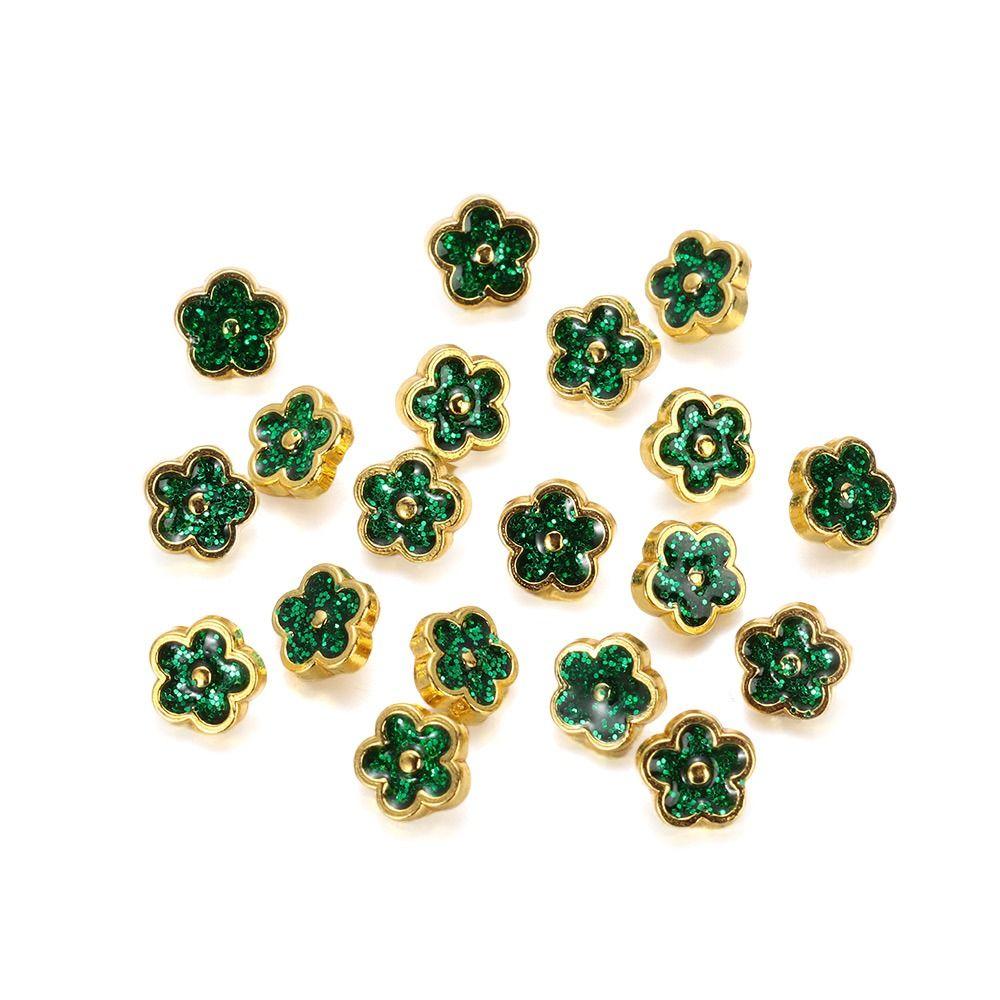 20pcs 5.5mm Flower Buckles Handmade DIY Doll Clothes New Stuffed Toys Accessories  1/6 Doll