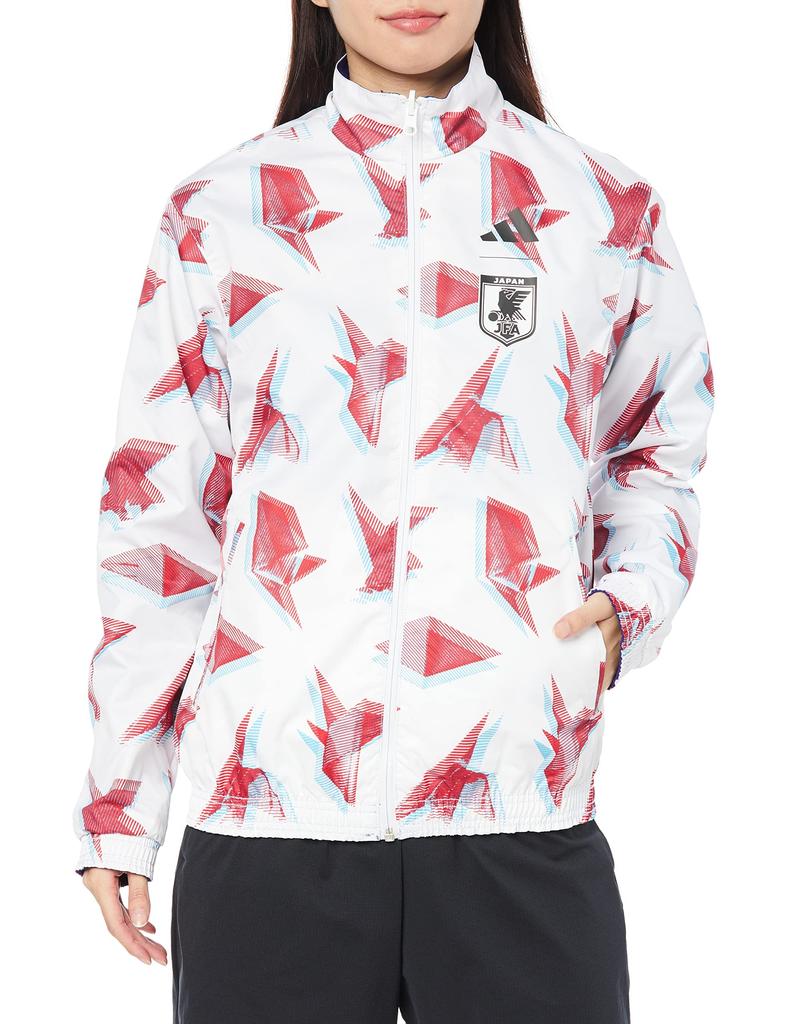 Soccer Jacket Japan National Soccer 2022 Anthem Jacket SV684 Japan Blue [Adidas] Women's (HC6285) J/M