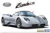 Aoshima Bunka Kyozai Серия Суперкары 7 Pagani Zonda C12S Пластиковая модель-конструктор 1/24 Нет. '00