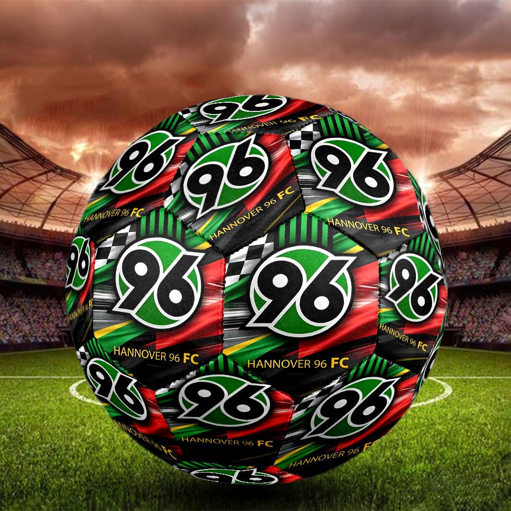 Hannover 96 Football Print Size 5 Soccer Ball, Standard Match Football for Sports Game and Team Practice, Ideal Gift for Soccer Fans