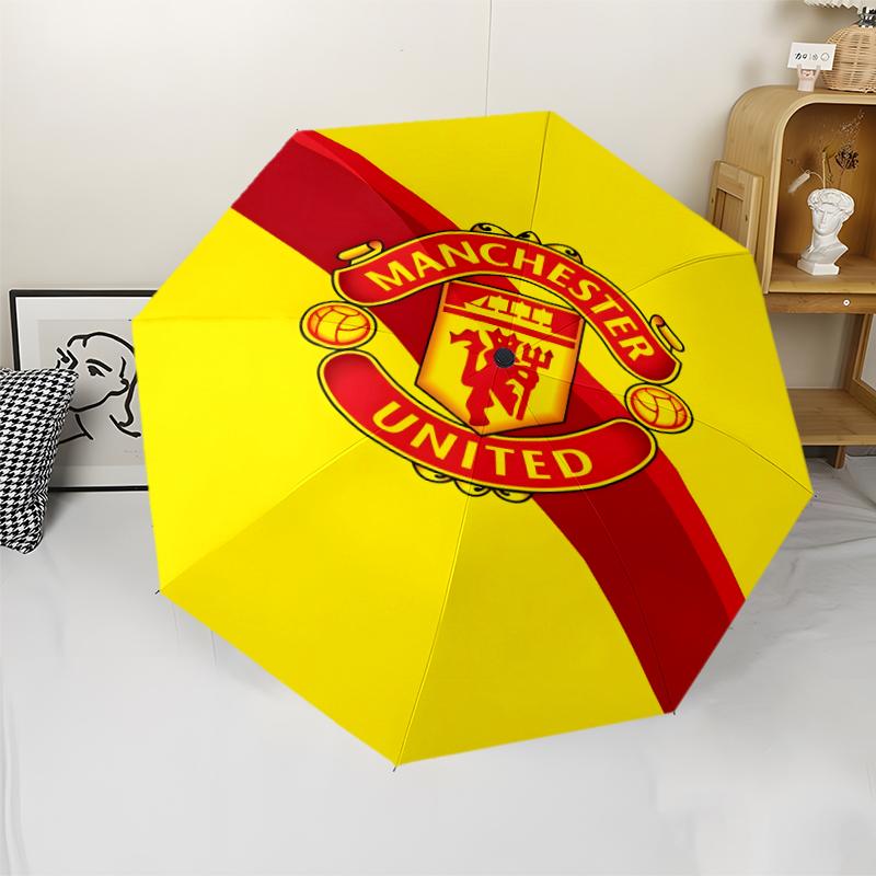 1pc M-manchester Umbrella, Sun Protection, And UV Shielding. It Has Eight Sturdy Ribs for Outdoor Use And Perfect As a Holiday Gift