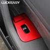 Интерьерные автомобильные аксессуары для Tesla Model 3 Model Y 2017-2020 ABS автомобильный дверной замок, кнопка подъема окна, декоративная нашивка