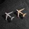 New Fashionable Airplane Brooch Is Versatile High-end and Sophisticated  It Is A Men's Decorative Accessory  A Suit Brooch and A Brooch for Trendy Men