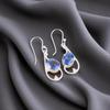 Танзанит Драгоценный Камень 925 Стерлинговое Серебро Ювелирные Изделия Ручной Работы Женские Серьги 1.60" EE-49-8