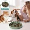 Slow Feeder Dog Bowl Non-Slip Feeding Bowl Slow Down Pet Eating Speed Silicone Pet Food Bowl with Suction Cup for Fast Eaters Cats Dogs Anxiety Relief