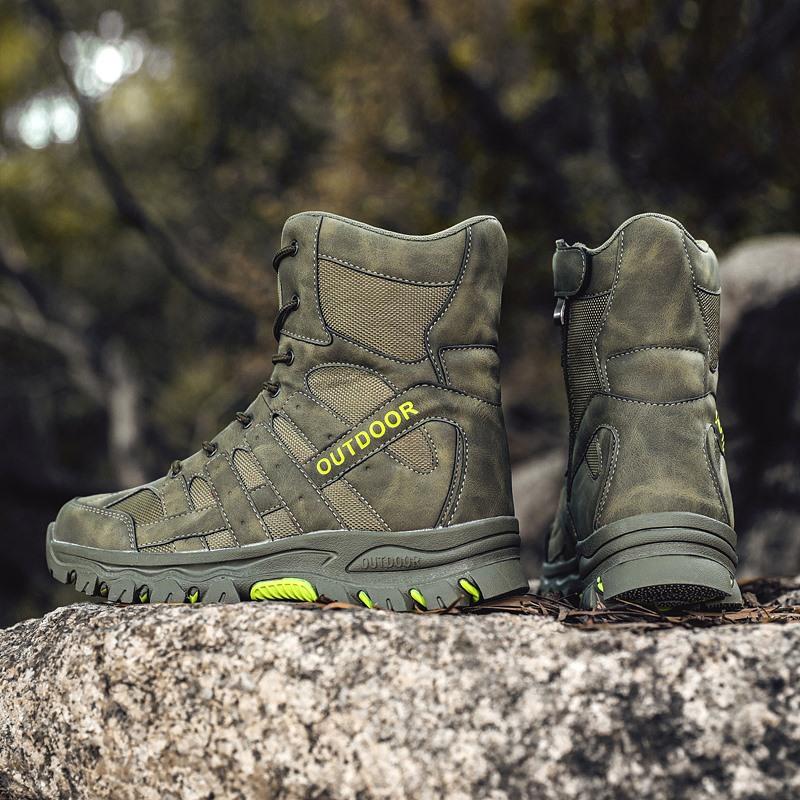 Осень и зима новая боевая мужская обувь дикие ботинки пустынные ботинки наземные ботинки тренировочная обувь тактические ботинки обувь для активного отдыха