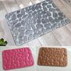 Сверхвпитывающий рельефный полиэстеровый коврик для кухонных и ванных полов