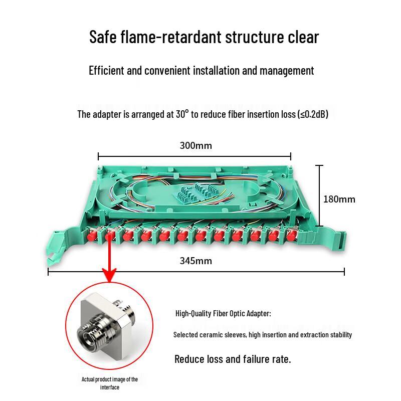 BOYANG 72-Core FC Single-Mode Rack-Mount Fiber Optic Distribution Frame