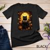 Black Cat Reading Books Pumpkin Autumn Teachers Halloween T-Shirt Unisex T-shirt