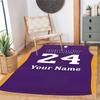 Kobe Customizable Name Carpet Perfect For Playrooms Entryway Dining Room Study Room Antislip Rug Office Home Decor Spiritual Gift