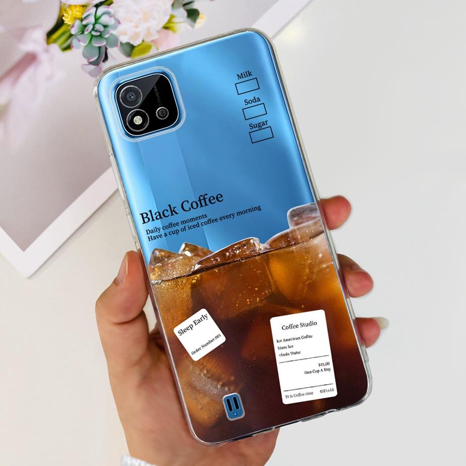 For Realme C11 2021 Case Cute Dinosaur Astronaurt Cover Soft Silicone Phone Case For Realme C11 2020 RealmeC11 2021 Fundas Coque
