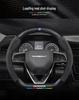 Leather Suede Steering Wheel Cover for Dongfeng Qichen T60 V/T70/X Star T90/D60
