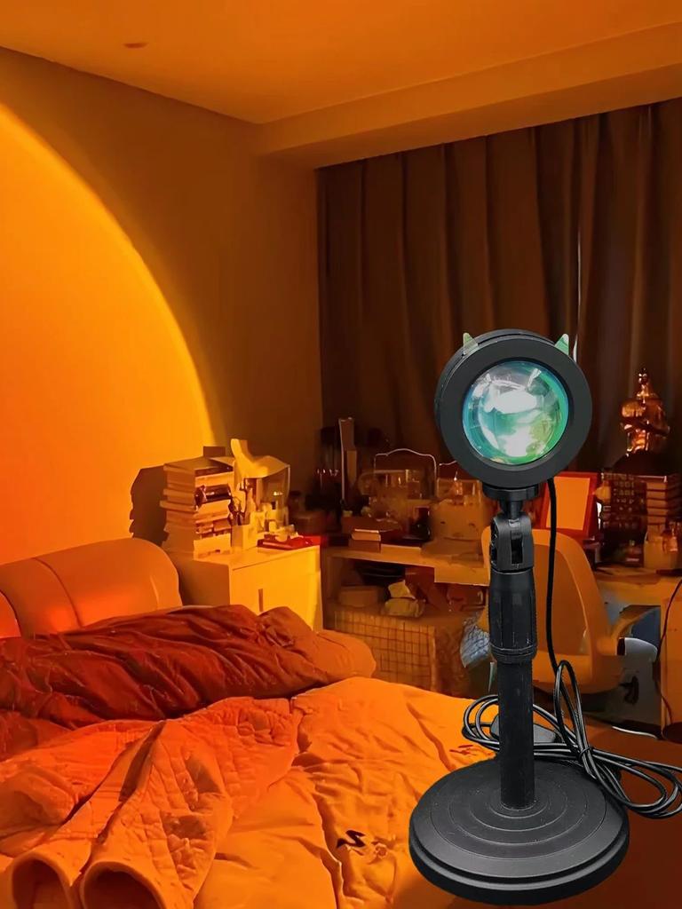 Заполняющая фотография Лампа заката Лампа заката живая универсальная атмосферная лампа креативная проекция сумерки радуга послесвечение.