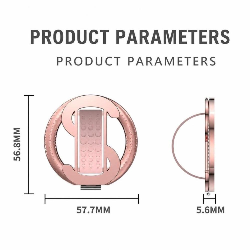 Alloy Magnetic Phone Stand Silicone Grip Phone Kickstand New Phone Ring Holder  for Mag‑Safe