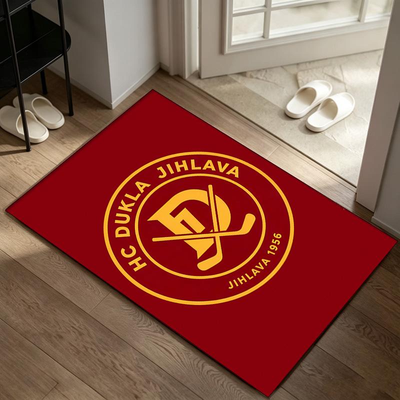 HC Dukla Jihlava A rug suitable for office chair areas living rooms and computer desks perfect for home offices and an ideal holiday gift