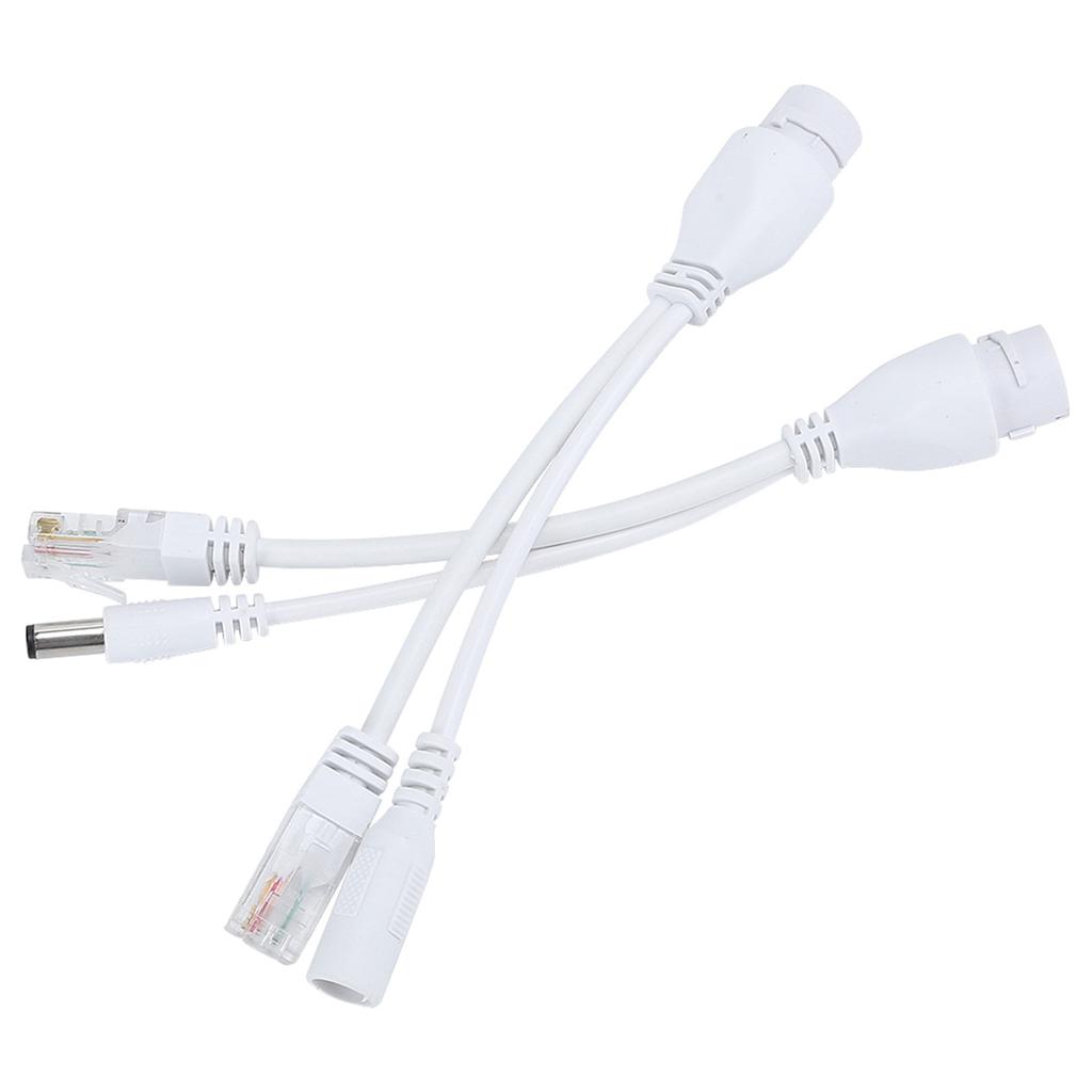 POE-адаптер Кабель Нестандартный Водонепроницаемый Инжектор-сплиттер 12В(белый )