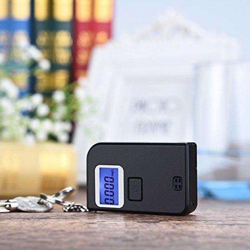 Цифровой тестер алкоголя, мини-брелок, портативный алкотестер