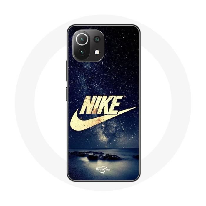 Coque - Nike - Xiaomi Mi 11 Lite - Logo Doré - Nuit Étoilée - Souple