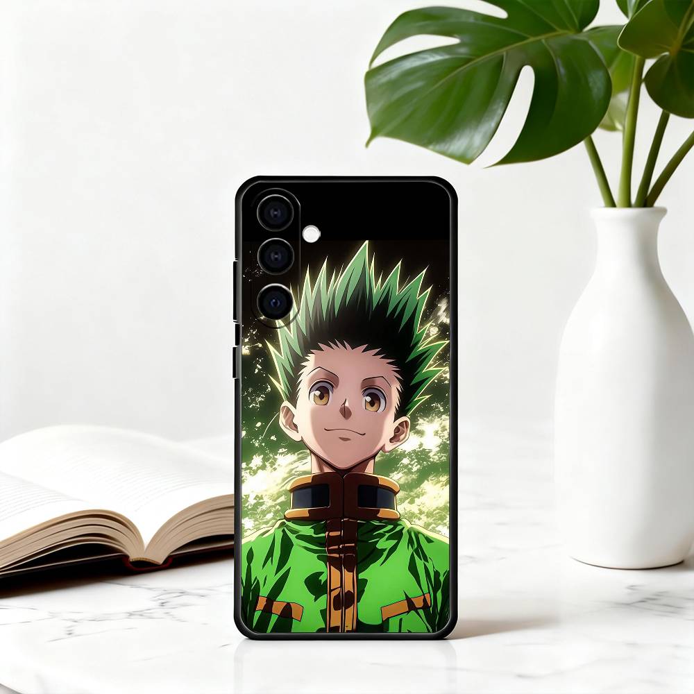 H-Hunter G-Gon F-Freecss H-Hunter-GF Phone Case For Samsung Galaxy A73,A72,A71,A70,A53,A52,A51,Soft Silicone Black Cover