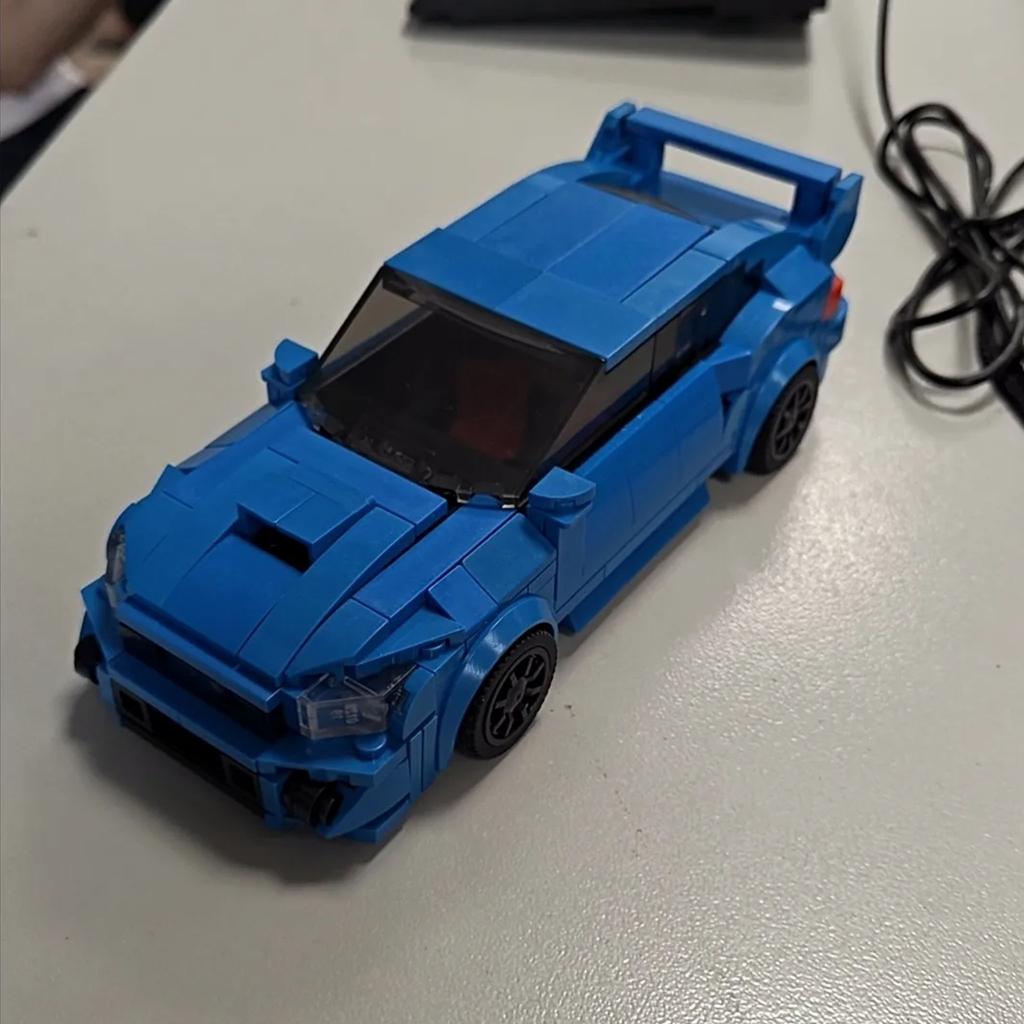300Pcs Moc Technical Car Speed Blue Supercar Bricks Model Racing Car  Building Blocks Toys For Gifts Toy City Car