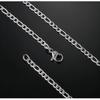 3mm NK Stainless Steel Chain Necklace Hip Hop Figaro Men Necklace Fashion Chain Jewelry Accessories