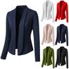 Women Fashion Solid Tops Long Sleeve Jacket Ladies Wear Cardigan Coat