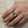 HARANG HR 28R_Silver Crack Ring