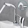 Bathroom Washbasin Faucet Double Hole 360° Rotating Sink Cold and Hot Water Tap